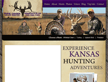 Tablet Screenshot of pipecreekhunts.com